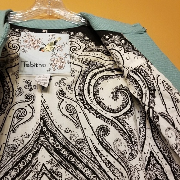 Anthropologie | Women's Tabitha Mint Green Swing Wool Jacket (Size 0) - Picture 4 of 13